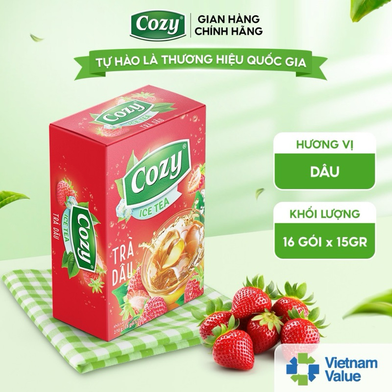Trà cozy hoà tan các loại hương