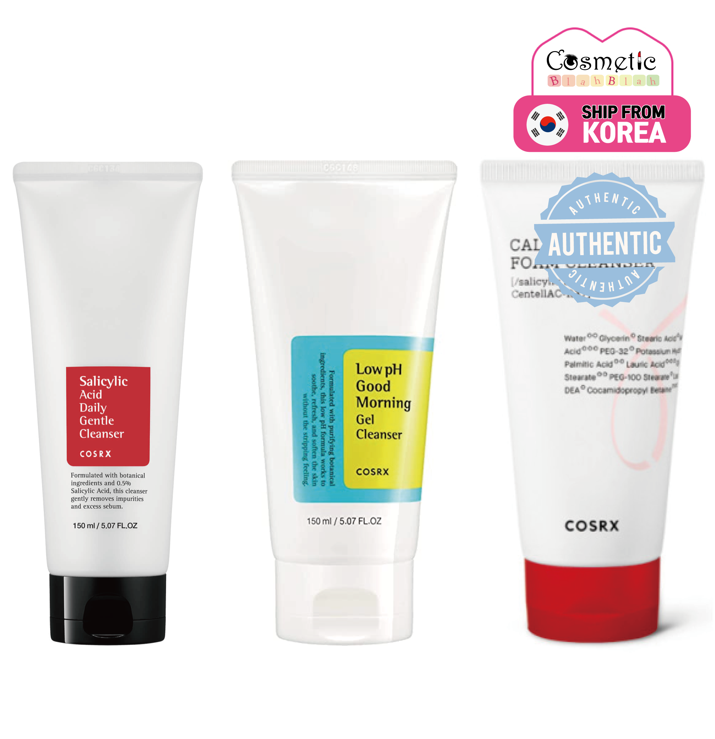 cosrx salicylic acid daily gentle cleanser ph