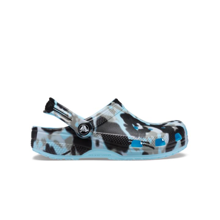 Giày Clog Trẻ Em Crocs Classic Spray Camo - Arctic