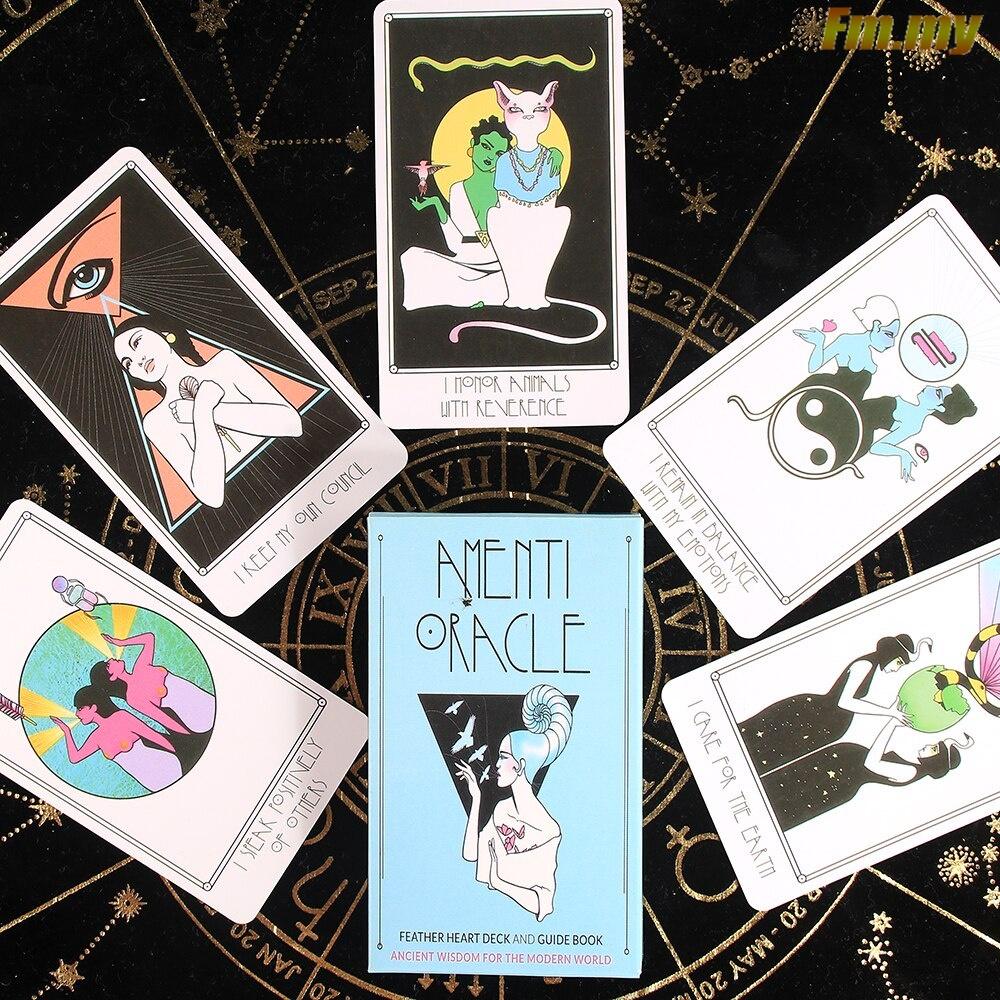 Amenti Oracle Feather Heart Deck English Card Game
