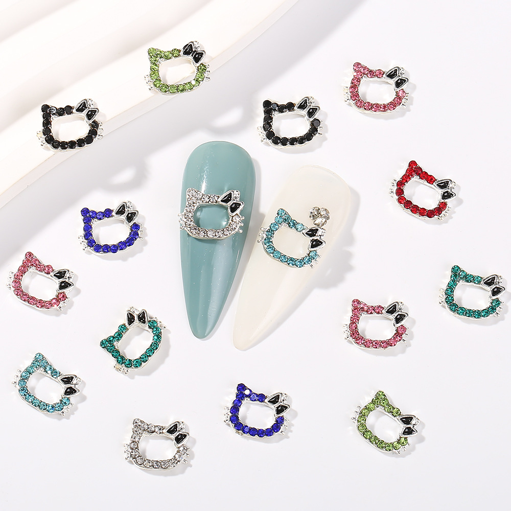 Charm Hello Kitty Đính Đá Đáng Yêu Trang Trí Móng Tay 5A