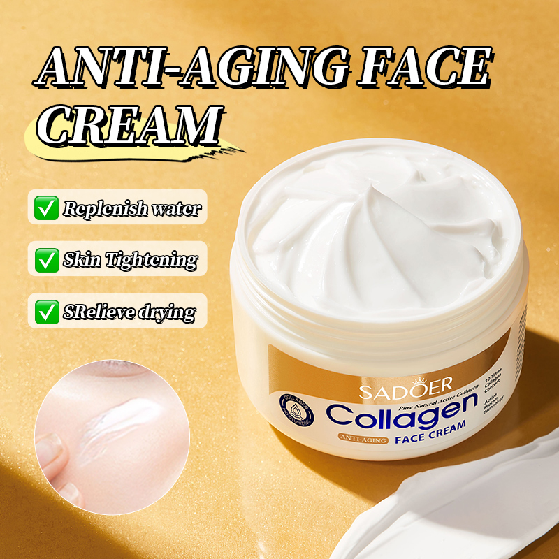Rorec Sadoer Collagen Anti Aging Face Cream Moisturizing Brightening Hydrating Skin Care Cream