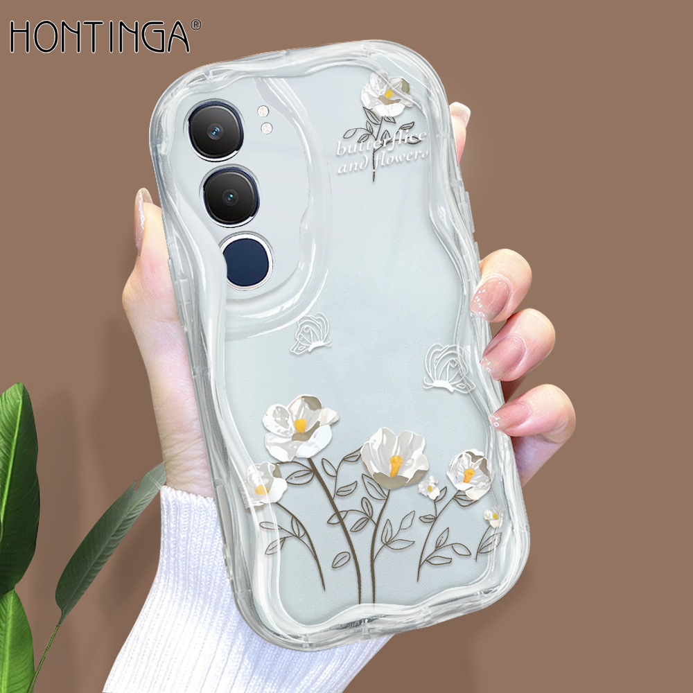 Hotinga%20for%20Vivo%20Y19S%20Back%20Cover%20Multicolor%20Flower%20Soft%20Texture%20Phone%20Case%20Wavy%20Edge%20Silicone%20Cover%20-%20Image%202