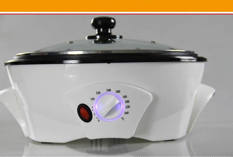 Máy rang cafe mini tự đảo khuấy