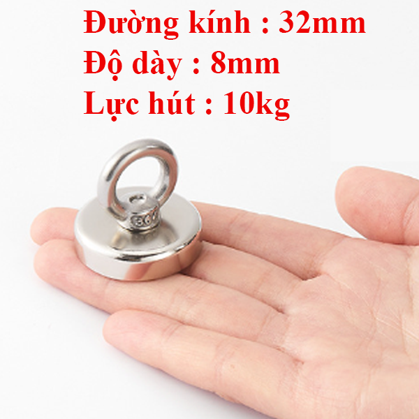 Nam châm móc tròn, Nam châm cứu hộ siêu hút