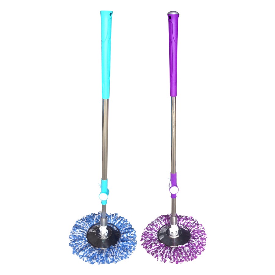 [ MÂM INOX ] CÂY LAU NHÀ XOAY 360 ĐỘ , CÁN DÀI , CỰC CHẮC , TẶNG KÈM BÔNG LAU ,  CÂY LAU NHÀ ĐỘ BỀN CAO