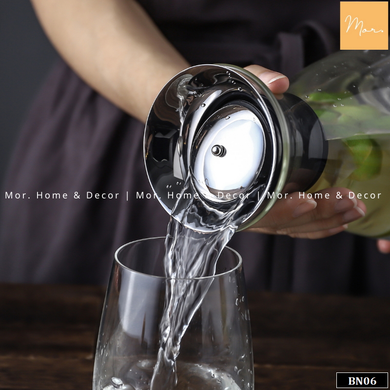 Bình nước thủy tinh chịu nhiệt cao cấp - BN06