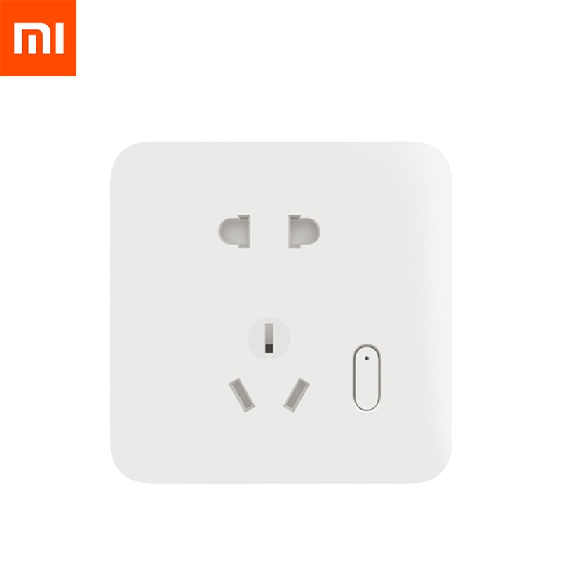 Xiaomi Mijia ổ cắm chìm ở tường thông minh không dây ổ cắm trên tường tường chuyển đổi Bluetooth lưới kết nối ổ cắm làm việc cho Mijia mi ứng dụng nhà