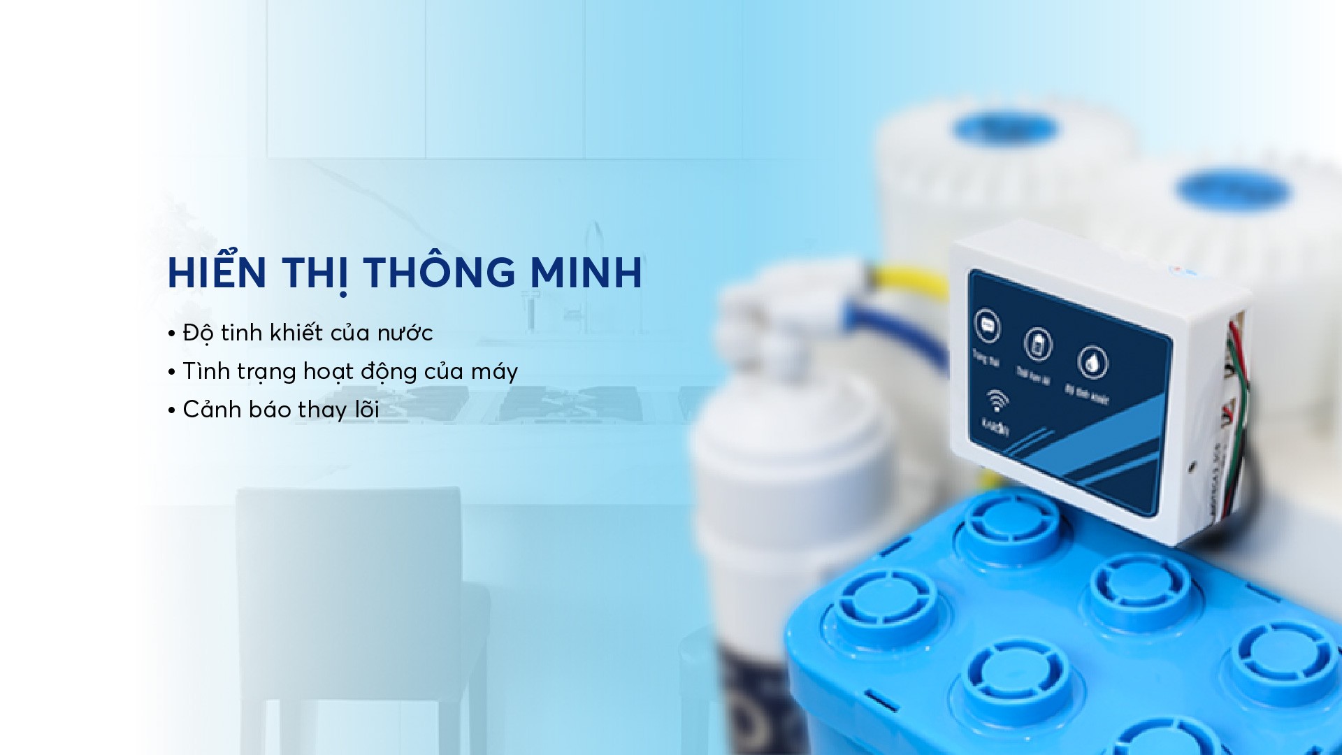 Máy lọc nước Karofi KAQ-U95 10 lõi