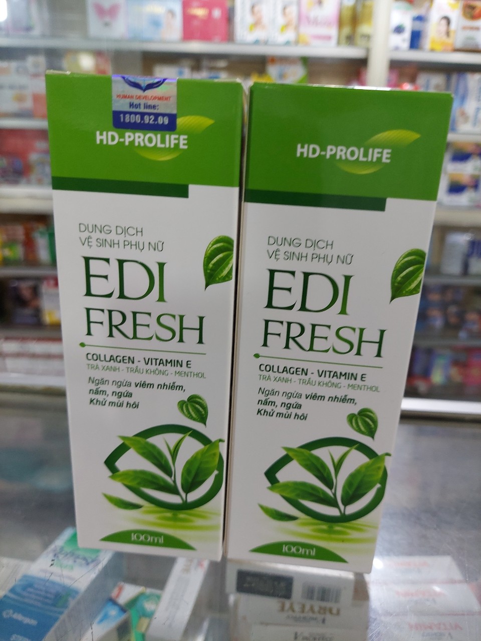DUNG DỊCH VỆ SINH PHỤ NỮ EDI FRESH - CHAI 100ML