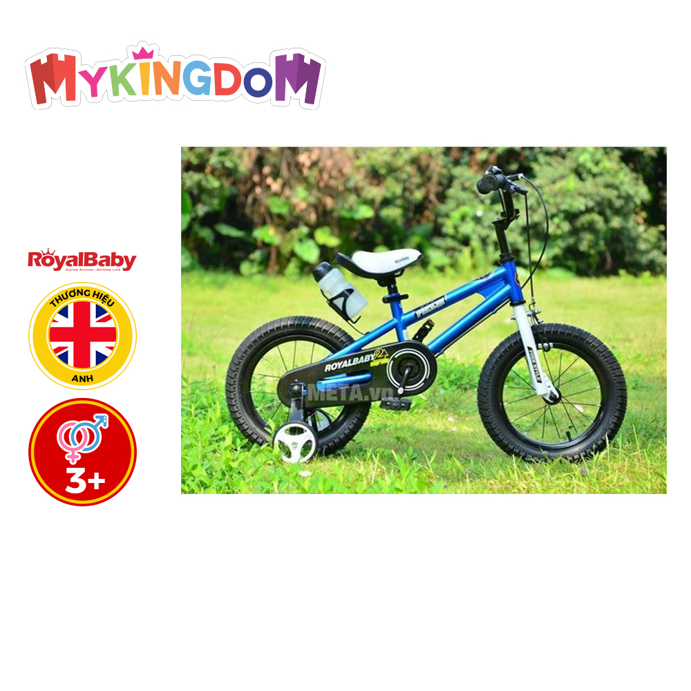MYKINGDOM - Xe đạp trẻ em Freestyle 16 Xanh da trời ROYAL BABY RB16B-6 BLUE