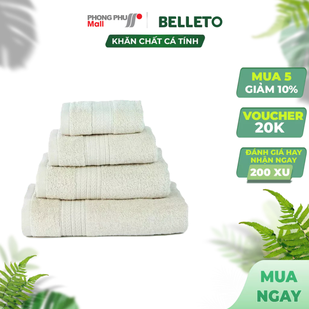 Khăn Tắm Belleto Cotton WB03 60x120cm
