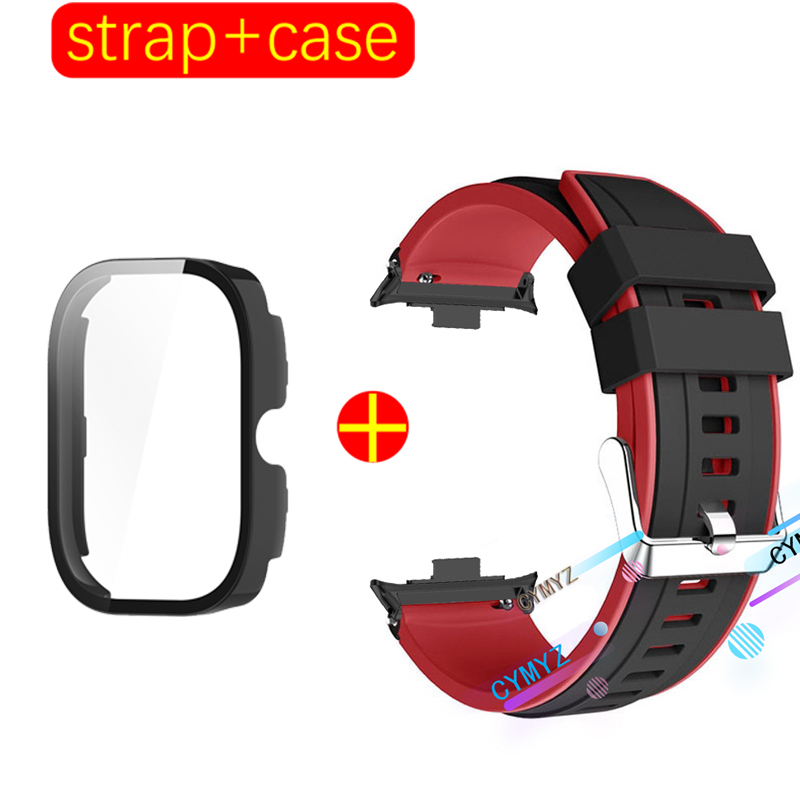 Redmi Watch 4 strap silicone strap, strap for Redmi Watch 4 Smart Watch strap Sports wristband Redmi Watch 4 case Screen protector