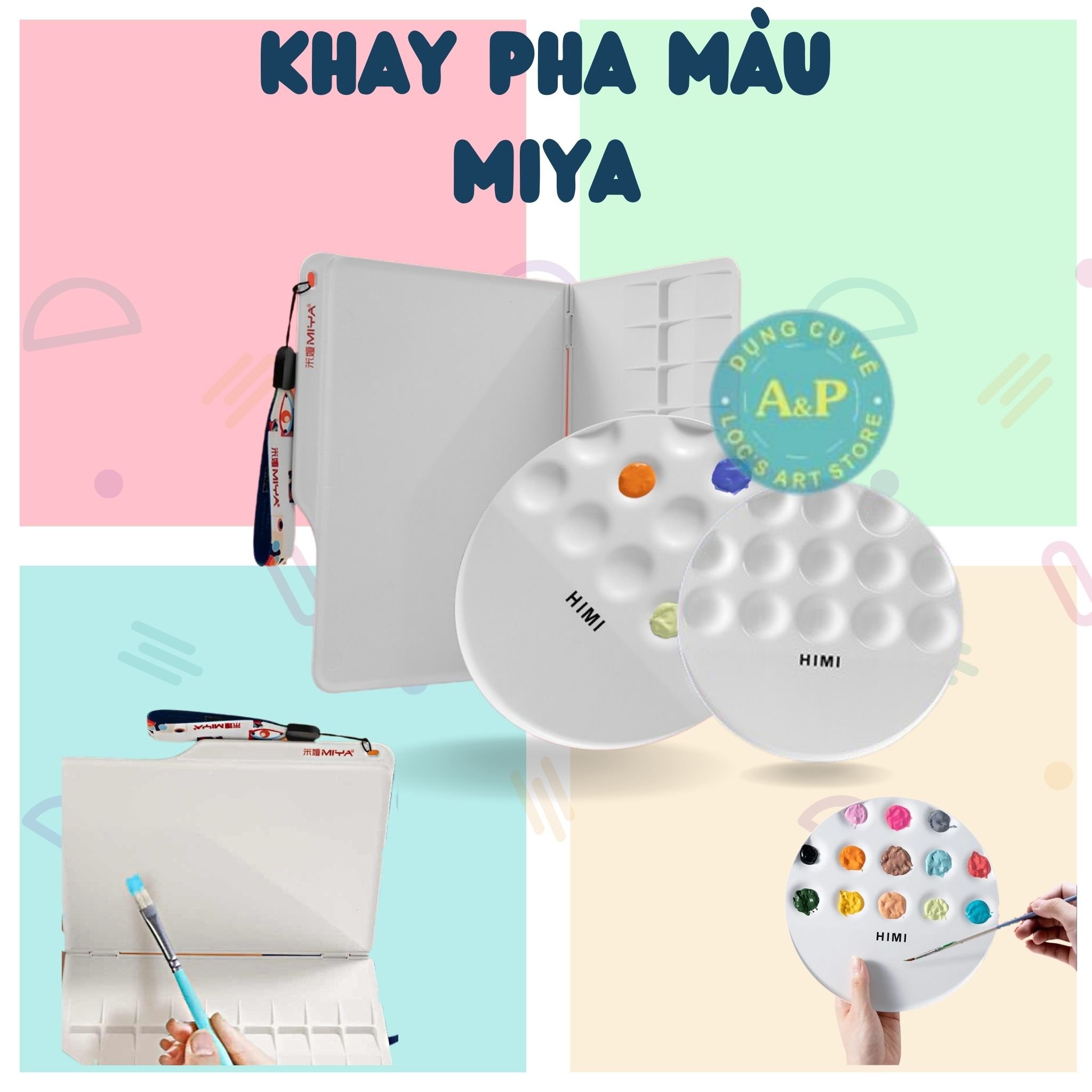 Khay Pha Màu Nhựa MIYA HIMI