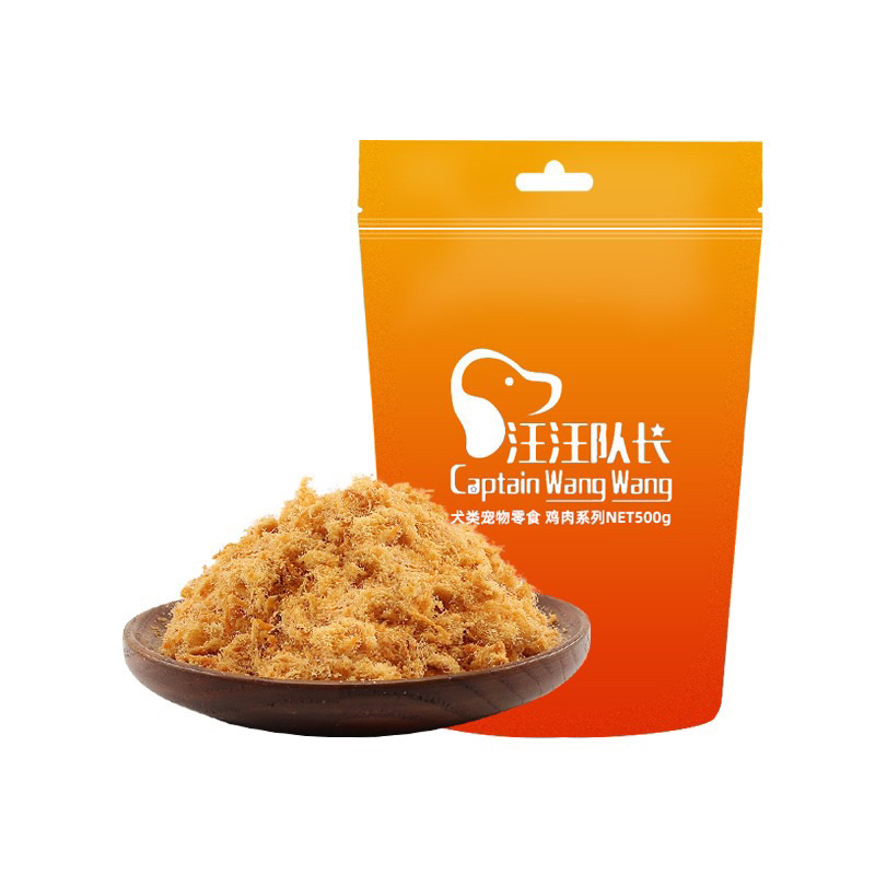 Chà bông gà cho chó mèo Captain 500g