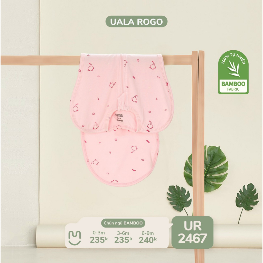 UR 8907. Nhộng chũn PuPa Ualarogo vải petit bamboo