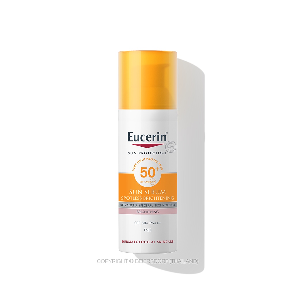 ซื้อที่ไหน Eucerin sun serum spotless brightening spf50+ ยูเซอริน ซัน เซรั่ม สปอตเลส ไบรท์เทนนิ่ง 50มล