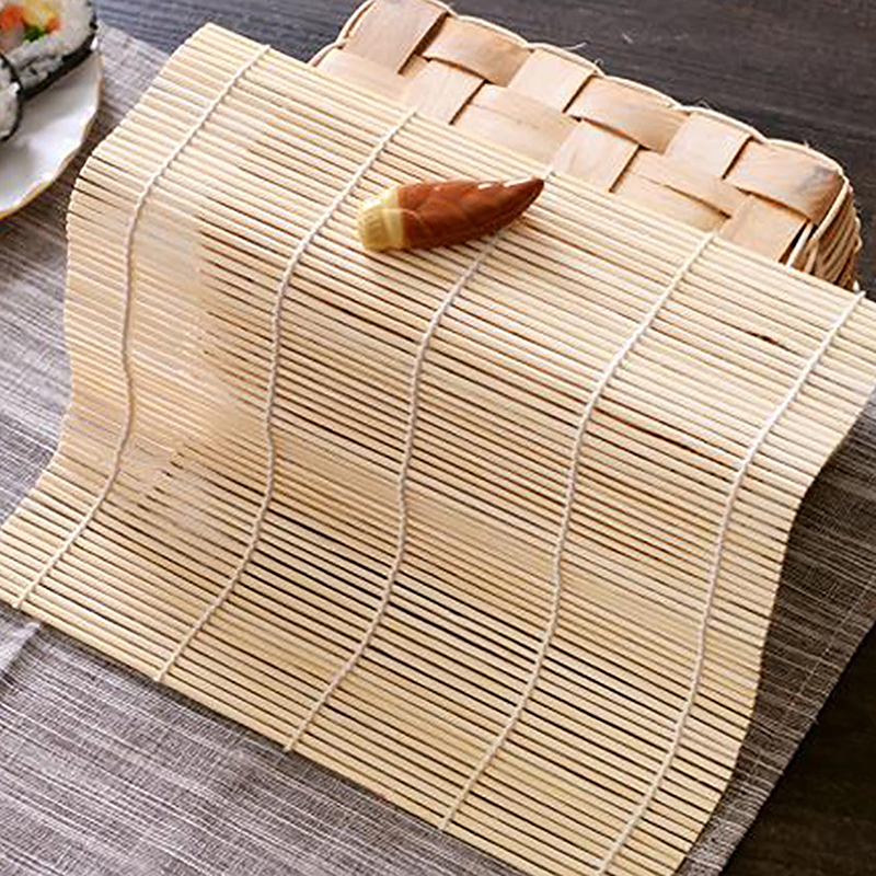24x24cm%20Sushi%20Bamboo%20Rolling%20Mats%20Onigiri%20Rice%20Tools%20Non-Stick%20DIY%20Sushi%20Mat%20Bamboo%20Japanese%20Kitchen%20Accessories%20-%20Image%204