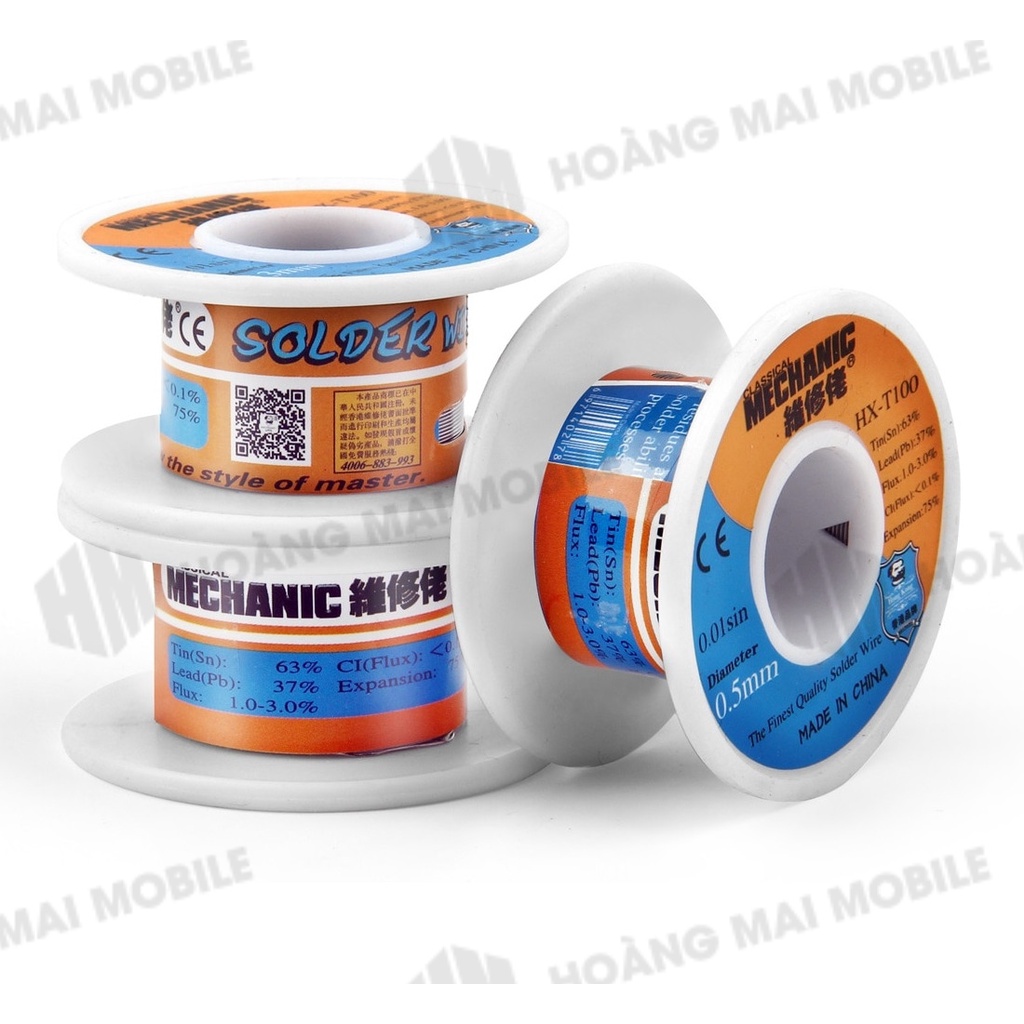 Thiếc hàn cuộn Mechanic HX-T100 0.5mm