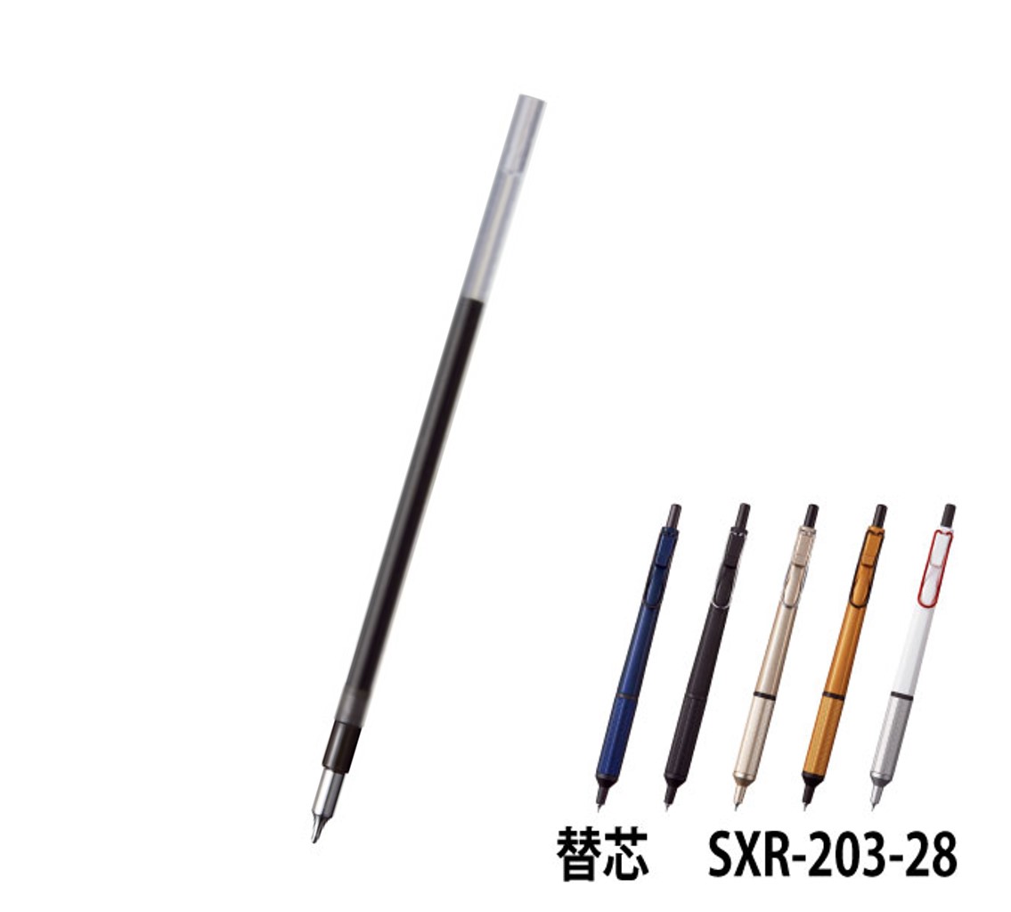 6 Black pens Uni-Ball JetStream SXN-150 0.38mm Ultra Fine Retractable Ballpoint