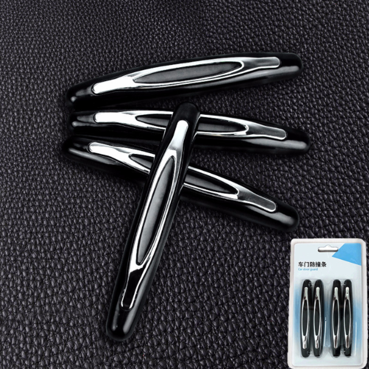 Set of 4 splinters against bumping doors for high-class cars and cars