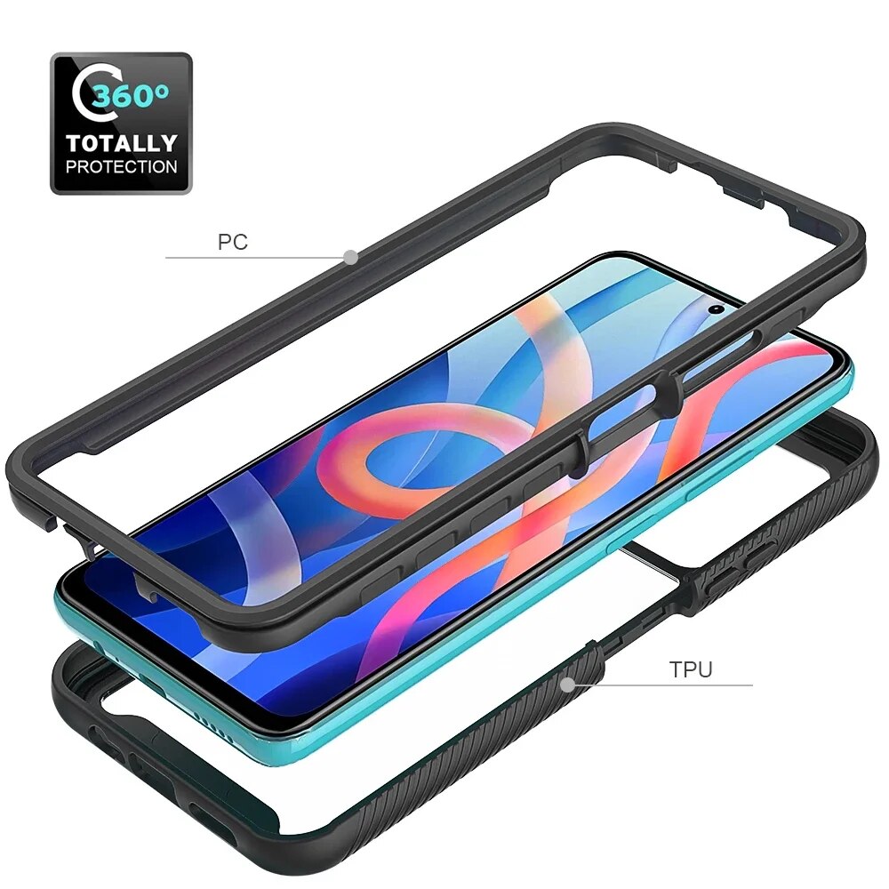 NEW%20For%20Poco%20C65%20X6%20X5%20X3%20Pro%205G%20Crystal%20Case%20Hard%20Silicon%20Bumper%20360%20Protect%20Back%20Panel%20Xiaomi%20Poco%20M5S%20X3%20NFC%20X%203%20Shockproof%20Cover%20-%20Image%205