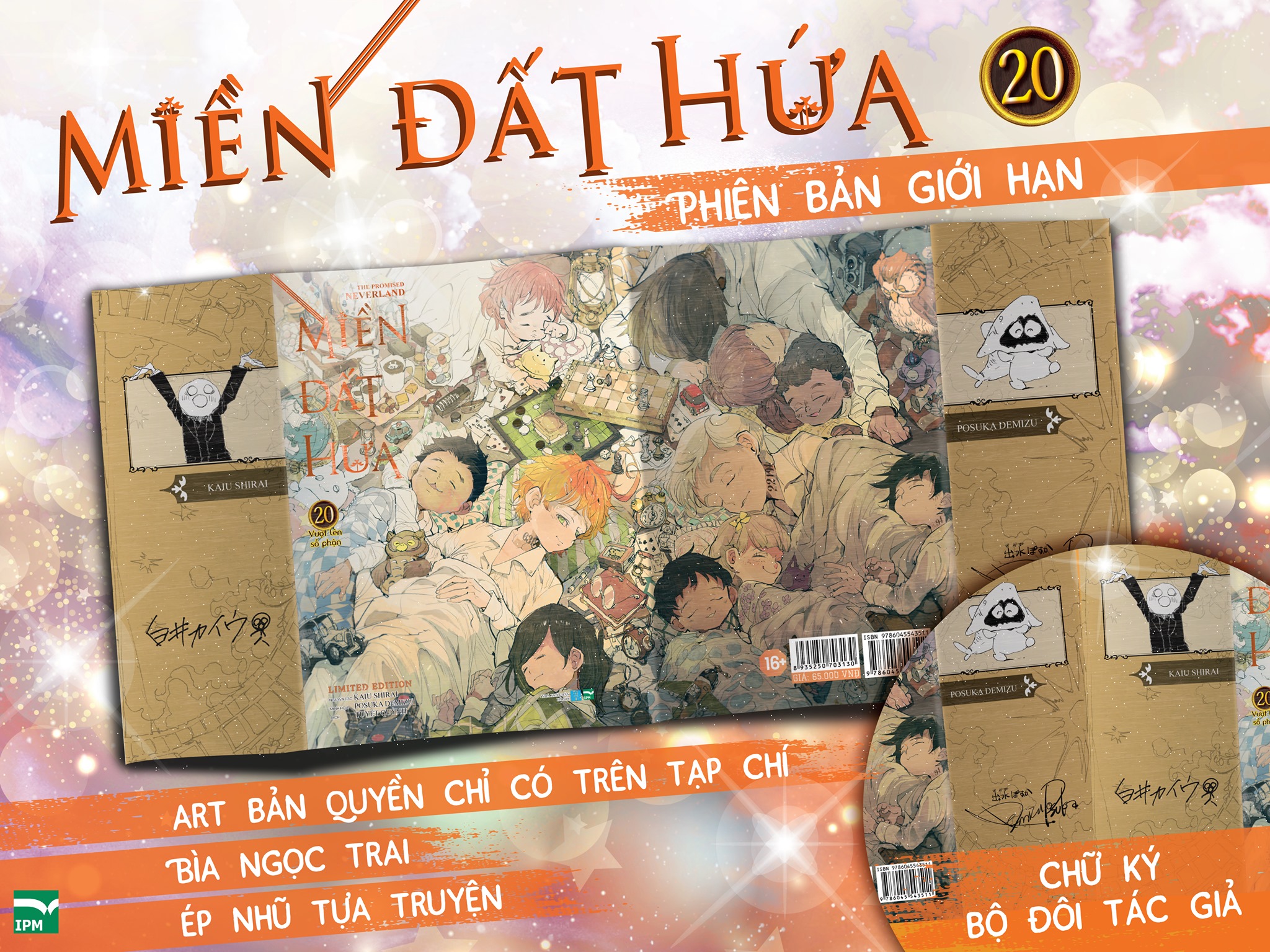 Miền Đất Hứa - The Promised Neverland Vol 20 (Các phiên bản, nguyên seal)