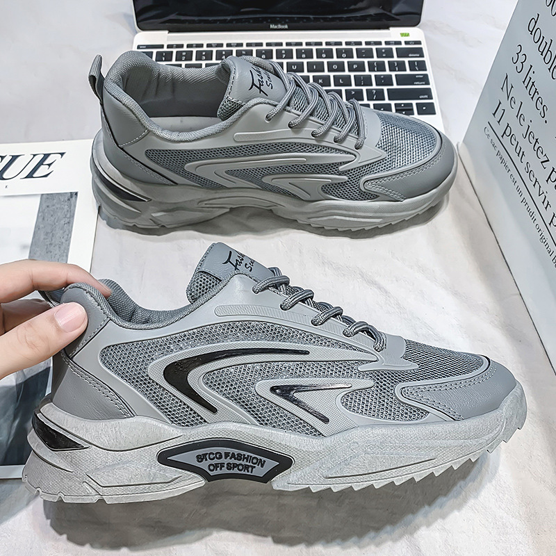 GIÀY NAM SNEAKER XÁM, ĐEN