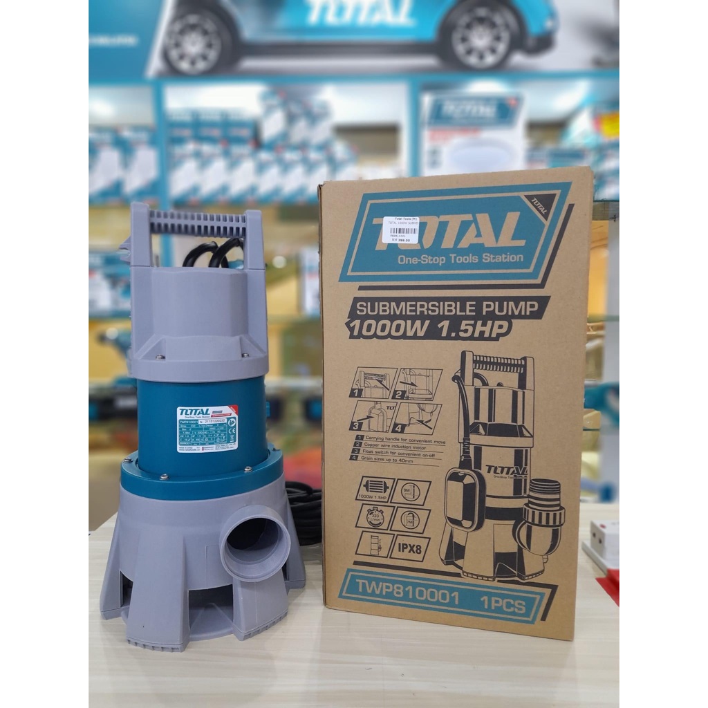 1000w máy bơm chìm nước thải total twp810001