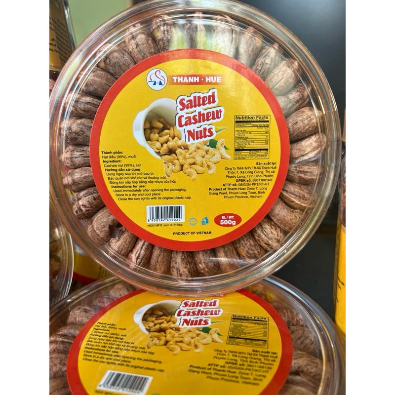 Hạt Điều Rang Muối Hộp 500gr