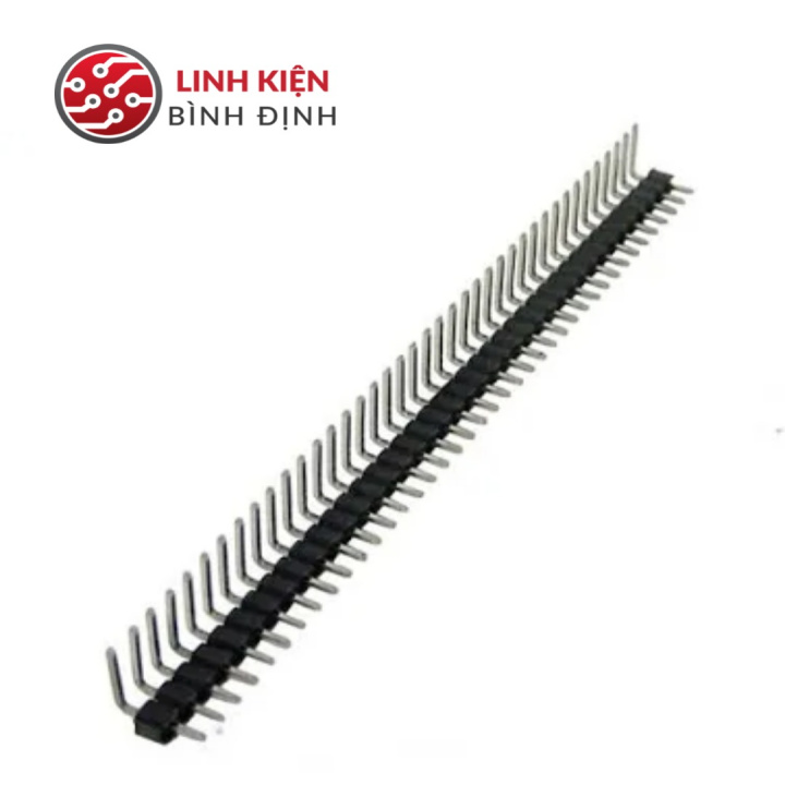 Túi 5 jump đơn đực cong 2.54MM 1x40P