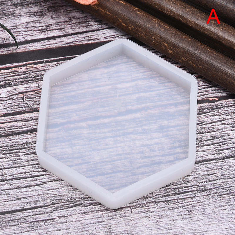 Crystal Coaster Resin Casting Mold Silicone Making Mould Craft DIY Art Supplies. 