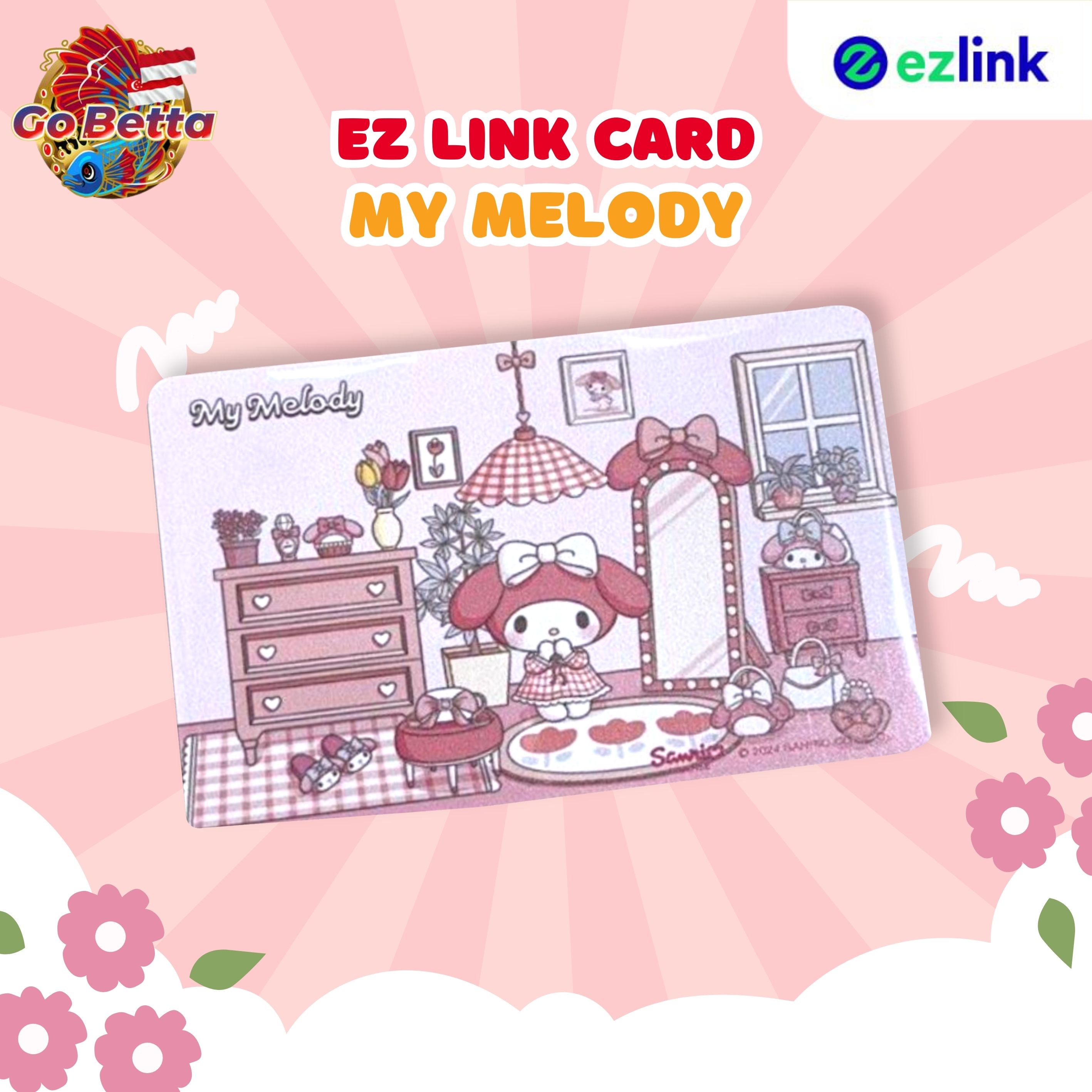 Sanrio SimplyGo EZ-Link Card MRT Bus Ez Link Cards My Melody