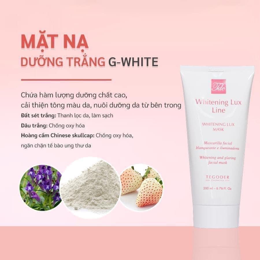Mặt Nạ Cấp Ẩm Phục Hồi và Mặt Nạ Làm Trắng Thanh Lọc TDC Tegoder