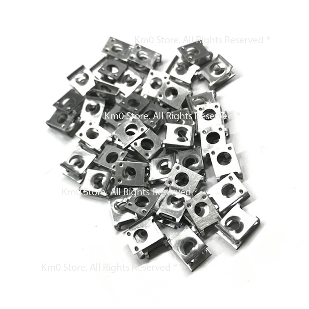 Bộ 05 pat kẹp inox ốc xoắn dàn áo xe máy