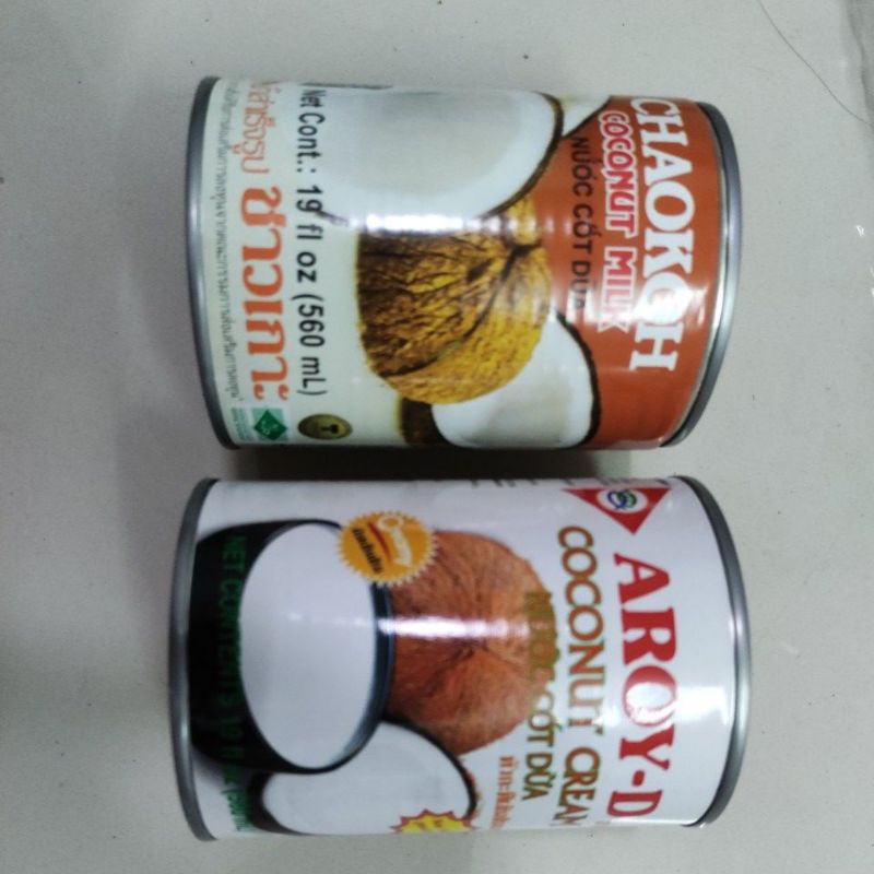 AA Nước cốt dừa thái lan lon to 560ml.