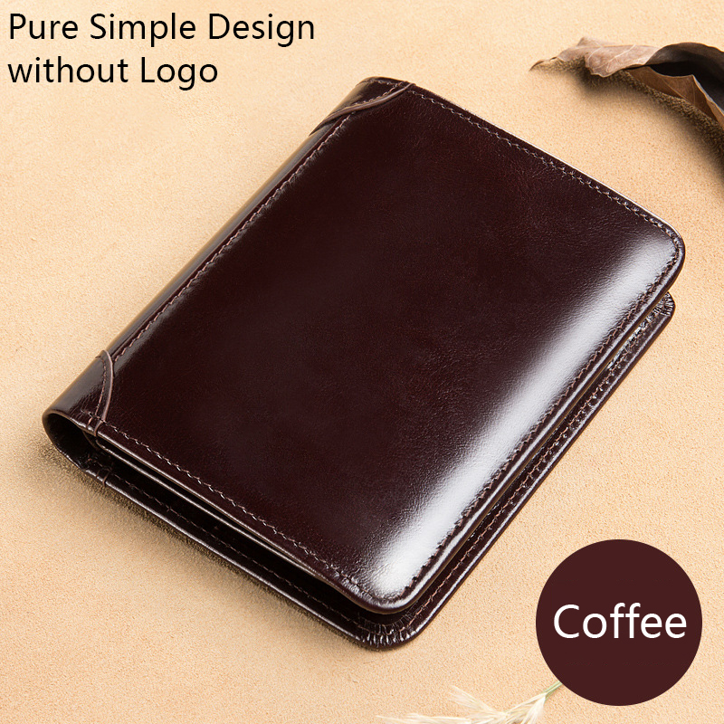 Personalized leather wallet for men