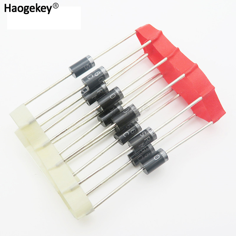 10 Diodes Schottky SR5200 / MBR5200 - 5A 200V, Pour Redressement Haute Fréquence, Lot économique