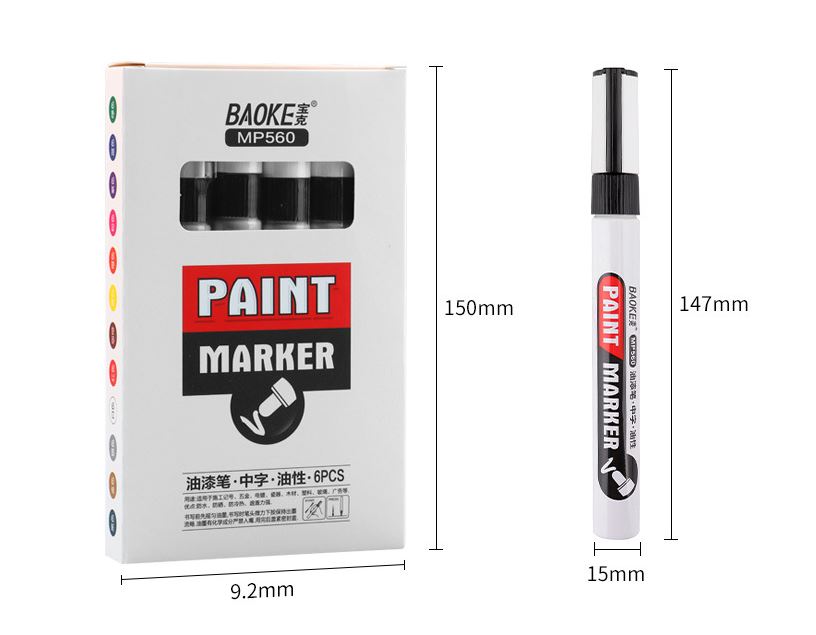 Bút sơn Baoke MP 560 Paint Marker cao cấp