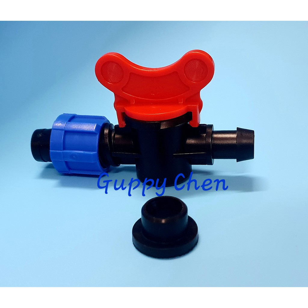 Van thủy lợi khóa in-out phi 16 cho hồ cá thủy sinh