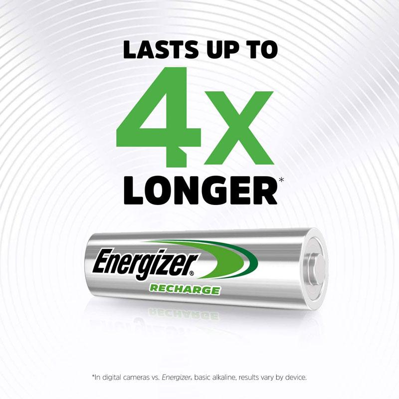[HCM]Vỉ 2 Viên Pin Sạc AA Energizer Dung Lượng 2000mah (Nhập khẩu Nhật Bản)[Chính Hãng 100%]