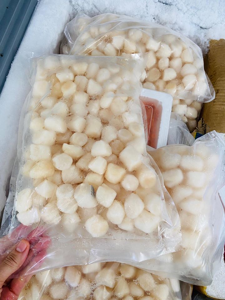 500g Cồi Sò Điêp Thịt Tươi Ngon