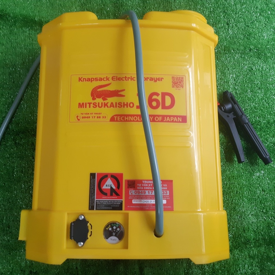 Bình xịt điện 16 lít Mitsukaisho bơm tự ngắt