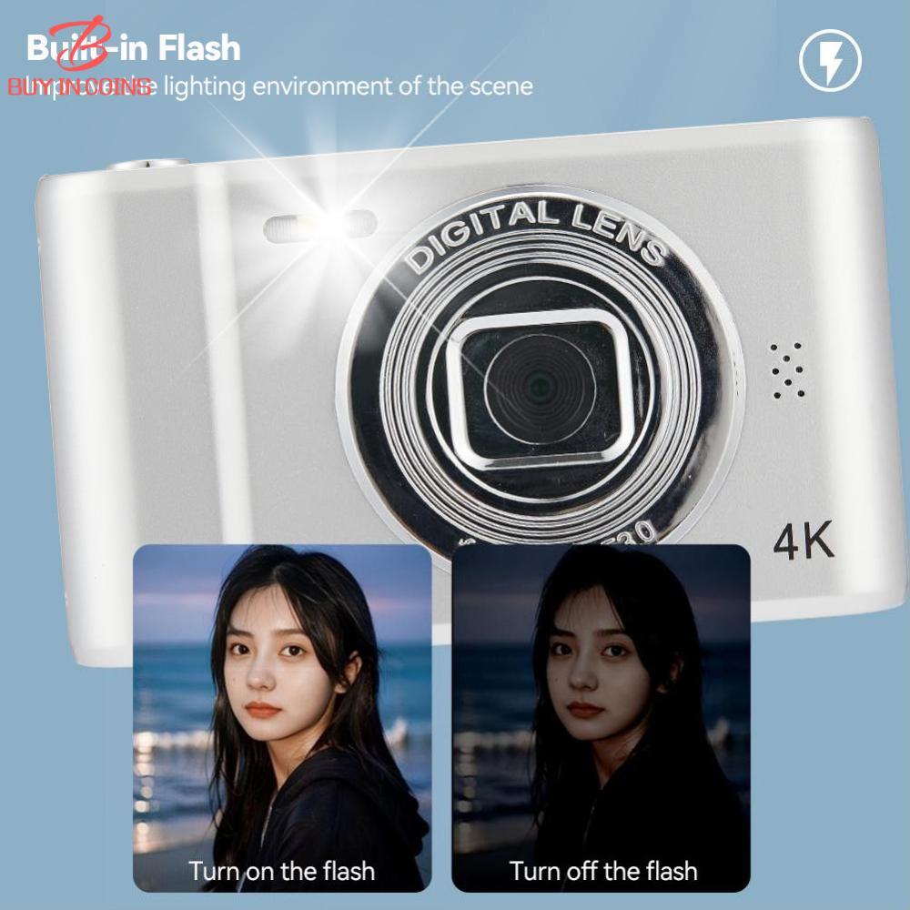 BC 4K 5000W Pixels Retro HD Camera Double Photography 16X Zoom Home ...