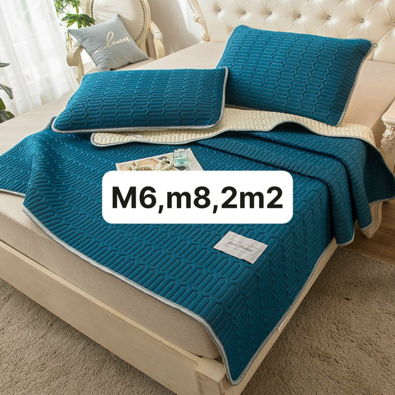 Chiếu điều hòa Chiếu tencel latex thái lan nhập khẩu cao cấp ( HOẠ TIẾT TRẦN ) ( m2/m6/m8/2m2)(TẶNG KÈM 2VỎ GỐI)