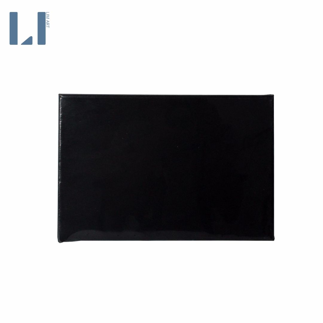 Black Canvas Wooden Frame, Black Canvas Lim Art