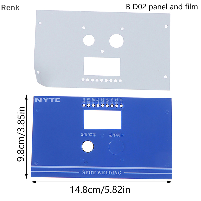 Renk Matching Panels And Foils Used In The Control Board Of The