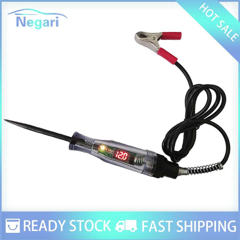 NG Motor✨ COD ✨ Car Durable Automotive Electric Circuit Tester Digital Light Probe Test Pen