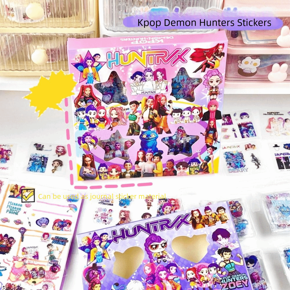 New Mira Zoey Rumi Cosplay KPop Demon Hunters Stickers Anime Graffiti ...