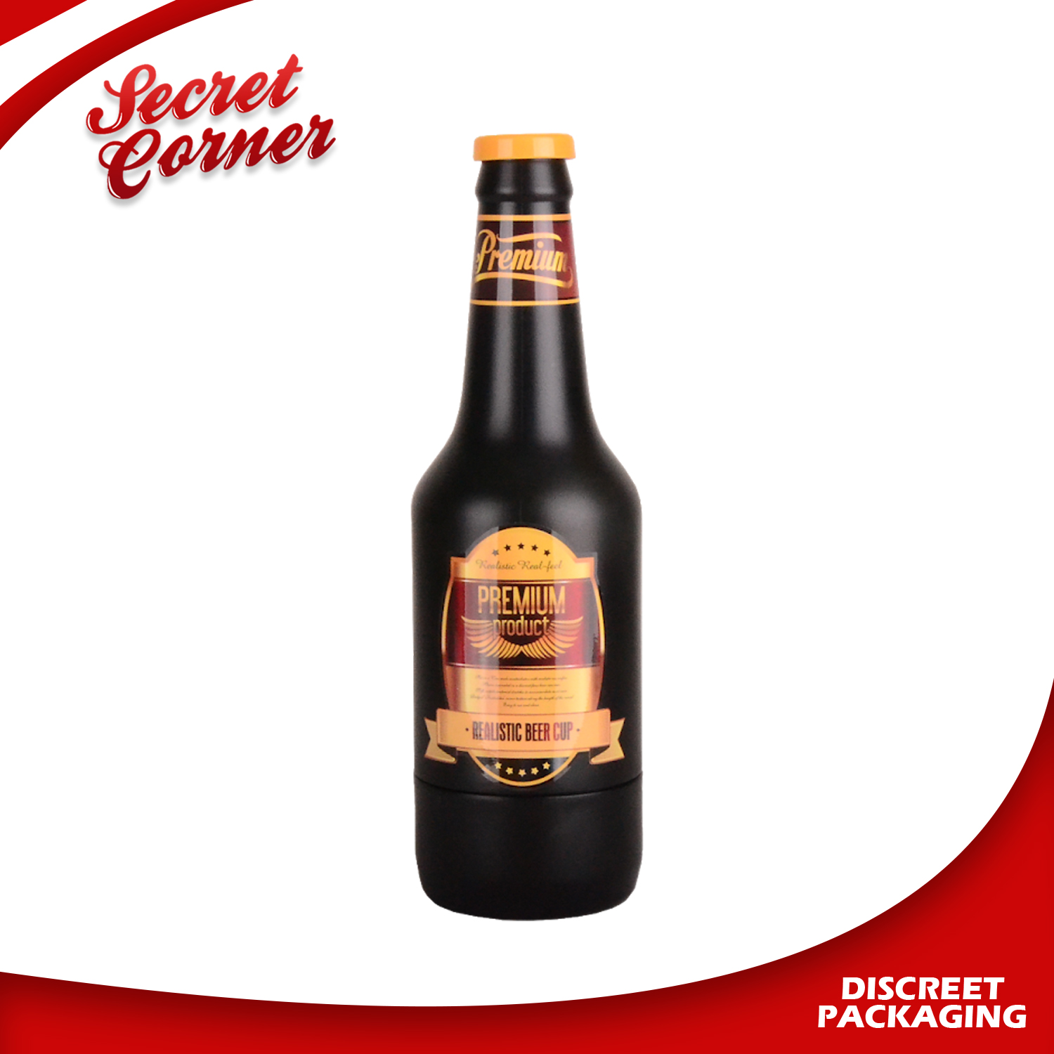Secret Corner Beer Bottle Vagina Hole Masturbator Stroker Pussy Sex Toys  for Men